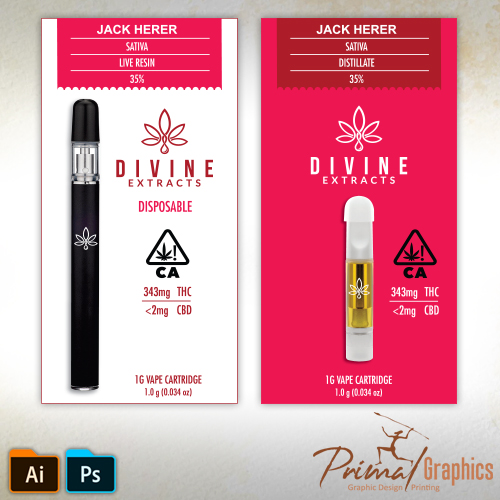 Divine Extracts Packaging
