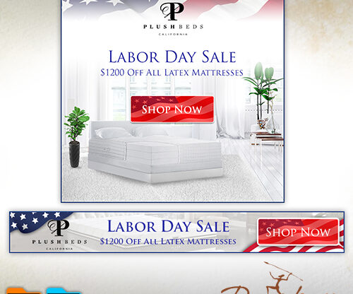 Plush Beds Web Graphics