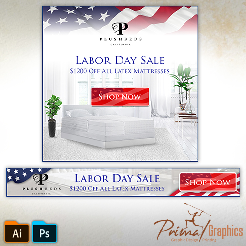 Plush Beds Web Graphics