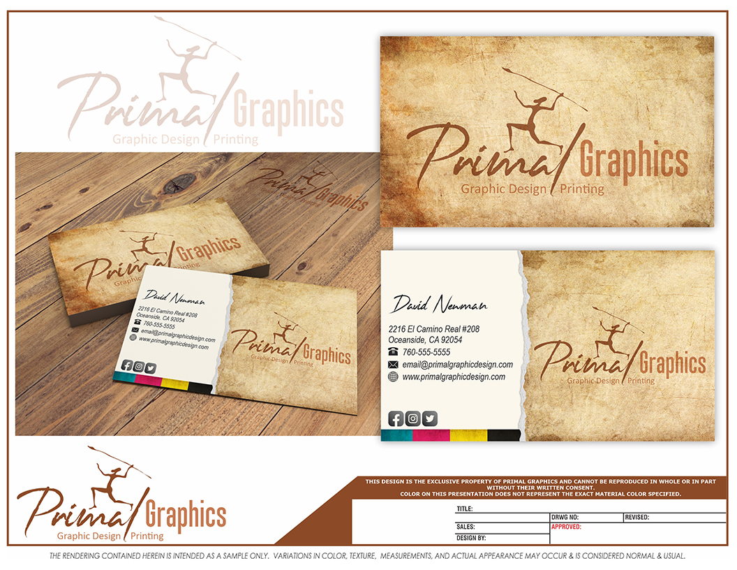 Primal Graphics Business Card