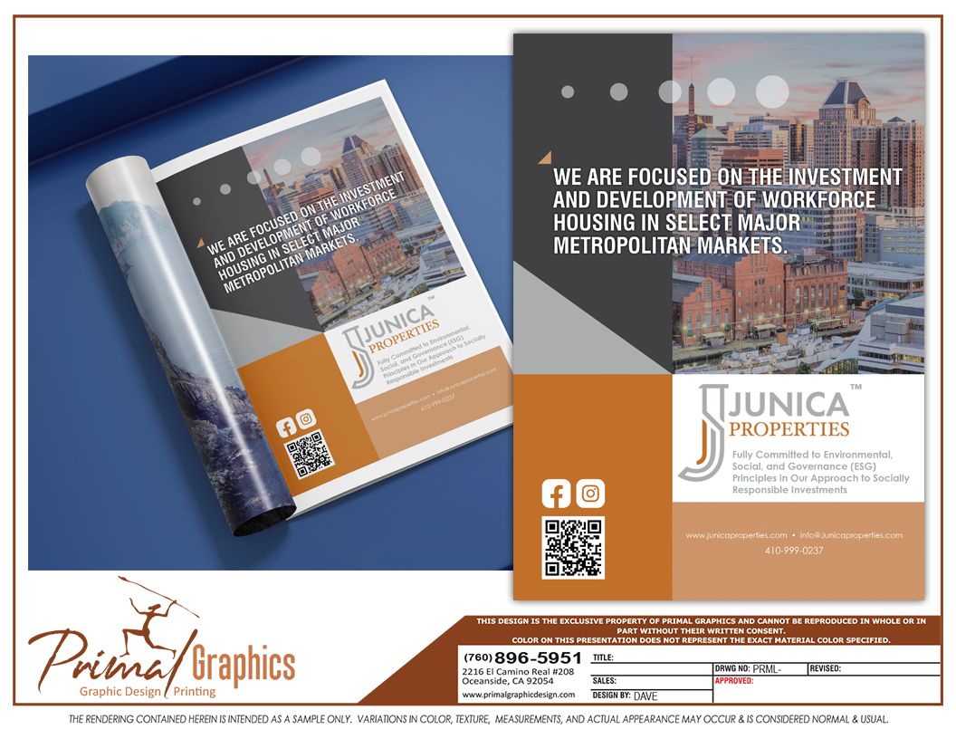 Junica Properties Ad Design