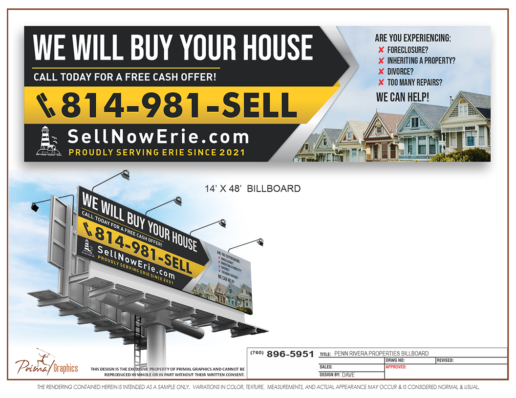 Penn Rivera Properties Billboard
