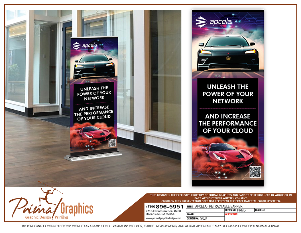Apcela Retractable Banner